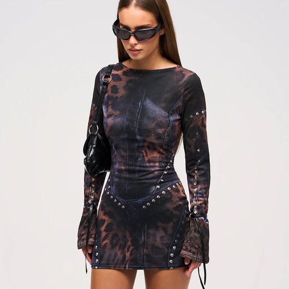 NWT! MURCI Stretch Minx Mini Dress - Picture 1 of 5